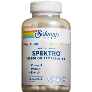 Solaray Spektro multi-vitamin Kosttilskud 200 stk