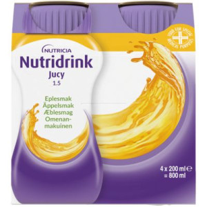 Nutridrink Jucy Æble 4 x 200 ml