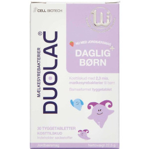 Duolac Daglig+ Børn Kosttilskud 30 stk
