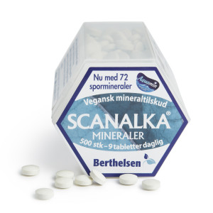 Berthelsen Scanalka Mineraler 500 stk