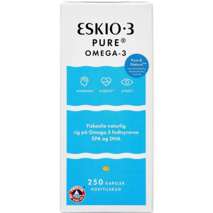 Eskio-3 Pure Omega-3 Kosttilskud 250 stk