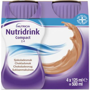 Nutridrink Compact Chokolade 4 x 125 ml