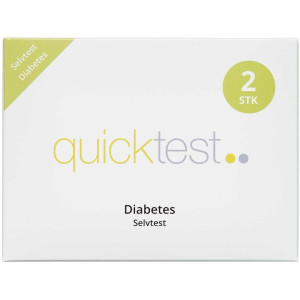 Quicktest Diabetes Medicinsk udstyr 2 stk