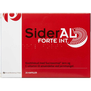PharmaNutra Sideral Forte Int Kosttilskud 20 stk