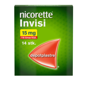 Nicorette Invisi 15 mg/16 timer 14 stk Depotplastre