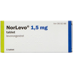 NorLevo 1,5 mg (Håndkøb, apoteksforbeholdt) 1 stk Tabletter