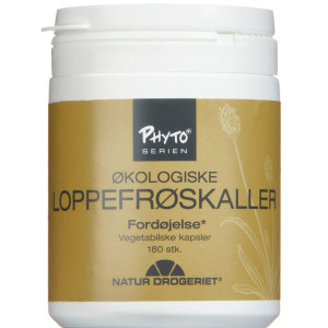 Natur Drogeriet Økologiske Loppefrøskaller i Kapsler Kosttilskud 180 stk
