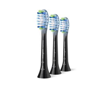 Philips Sonicare Premium Plaque Defence 3 x Tandbørstehoveder - Sort 3 stk