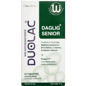Duolac Daglig+ Senior Kosttilskud 50 stk