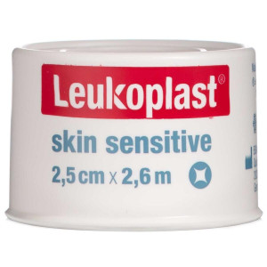 Leukoplast Skin Sensitive 2,5 cm x 2,6 cm Medicinsk udstyr 1 stk