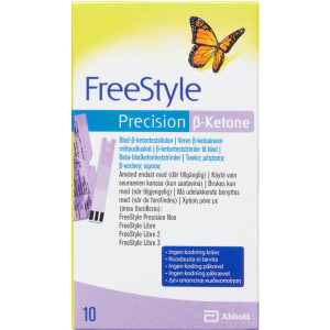 FreeStyle Precision Beta-Blodketon Teststrimler Medicinsk udstyr 10 stk