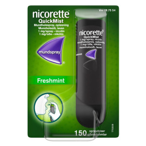 Nicorette QuickMist 1 mg/dosis 150 dosis Mundhulespray, opløsning