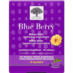 New Nordic Blue Berry Original Tabletter Kosttilskud 120 stk