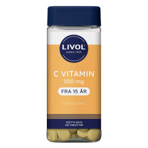 Livol C-vitamin 500 mg Kosttilskud 230 stk