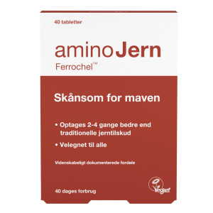 AminoJern Ferrochel Kosttilskud 40 stk