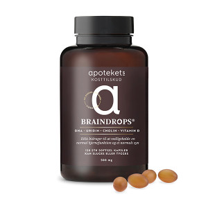Apotekets BrainDrops Kosttilskud 120 stk