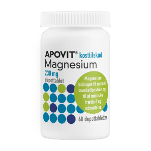 Apovit Magnesium 230 Mg Kosttilskud 60 stk