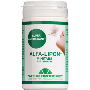 Natur Drogeriet Alfa-Lipon+ Minitabs Kosttilskud 120 stk