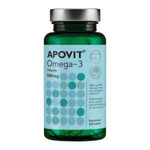 Apovit Omgea-3 500 Mg Kosttilskud 120 stk