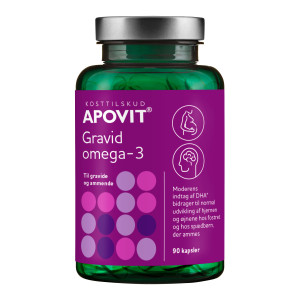 Apovit Gravid Omega-3 Kosttilskud 90 stk