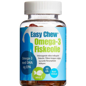 Easy Chew Omega-3 Gummies Kosttilskud 60 stk