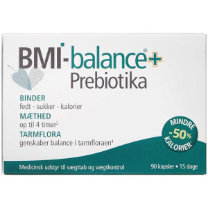 BMI-Balance+Prebiotika kapsler Medicinsk udstyr 90 stk