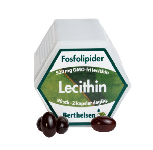 Berthelsen Lecithin Kosttilskud 90 stk