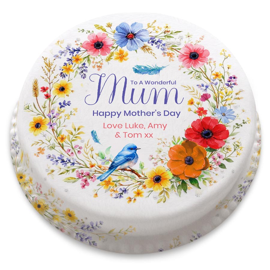 Personalised Lovely Mother's Day Cake from bakerdays