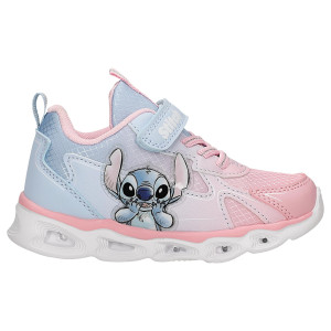 Niebiesko-różowe Sneakersy Stitch Ze świecącą Podeszwą Bartek 87038-15