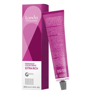 Londa Professional Permanente Cremehaarfarbe Extra Rich 2/0 Schwarz, Tube 60 ml