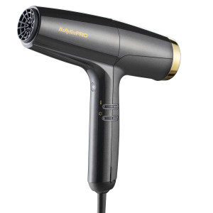 BaByliss PRO Digital Highspeed Haartrockner Falco Schwarz/Gold