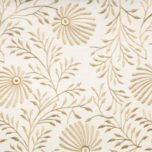 Fadini Borghi - Tissu en Soie mélangée Smeralda sabbia 001 - Laize 133 cm 34 mètres