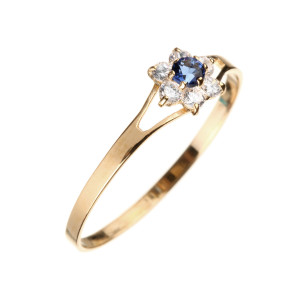By Colette - Bague Nature or jaune T.60