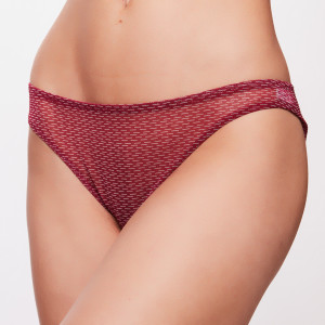 Dnud - Culotte Babylon à rayures bordeaux/blanc 42