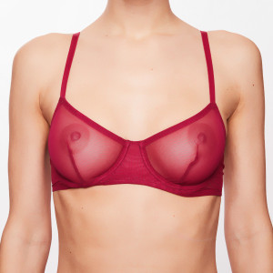 Dnud - Soutien-Gorge Corbeille Babylon bordeaux 85 D