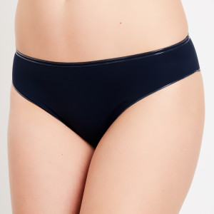 Wolford - Bas de maillot de bain Line bleu nuit M