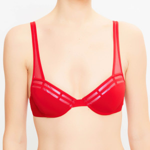 La Perla - Haut de maillot Mirage rouge T.38/B