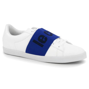 Le Coq Sportif - Baskets Agate Big Logo blanc/bleu 36