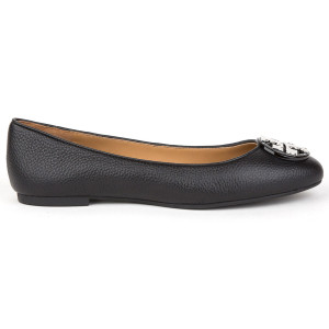 Tory Burch - Ballerines en Cuir Claire noir/argenté TF.36.5/TUS.5.5