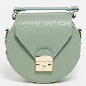 Victor & Hugo - Sac bandoulière en Cuir Polly menthe - 16x22x8.5 cm OS