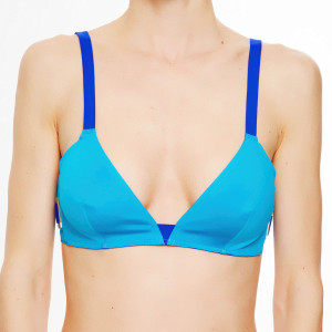 La Perla - Haut de maillot de bain triangle Ryder turquoise/cobalt 85 B
