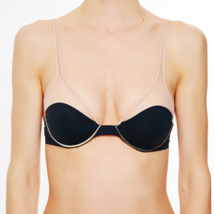 La Perla - Haut de maillot de bain (taille petit) avec armatures Wired noir T.42/C