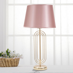 Mauro Ferretti - Lampe de table krista doré/rose - 64x33x33 cm OS