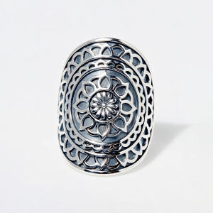 Amazonia - Bague Tlal en Argent massif 54
