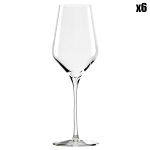 Stölzle - 6 Verres à vin Quatrophil transparents - 40.5 cl OS