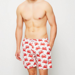 Flavio Swimwear - Short de bain Blaise rouge/blanc M