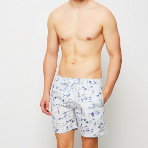 Flavio Swimwear - Short de bain Aloha bleu XL