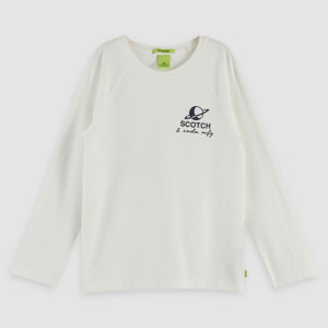Scotch & Soda - T-Shirt Ours blanc 12 A