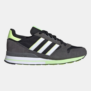 Adidas - Baskets en Velours de Cuir  Zx 500 gris foncé T.36 2/3