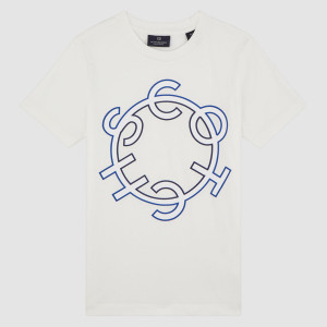 Scotch & Soda - T-Shirt Cercle blanc 14 A